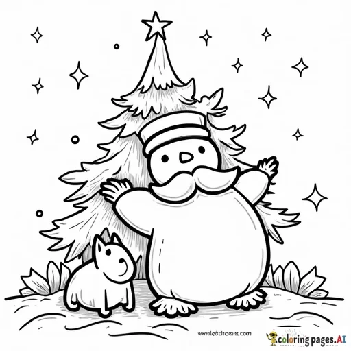 kids christmas coloring book