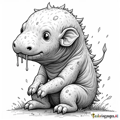 large cyst being extracted