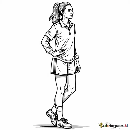 Latina women's professional soccer coach with suit on