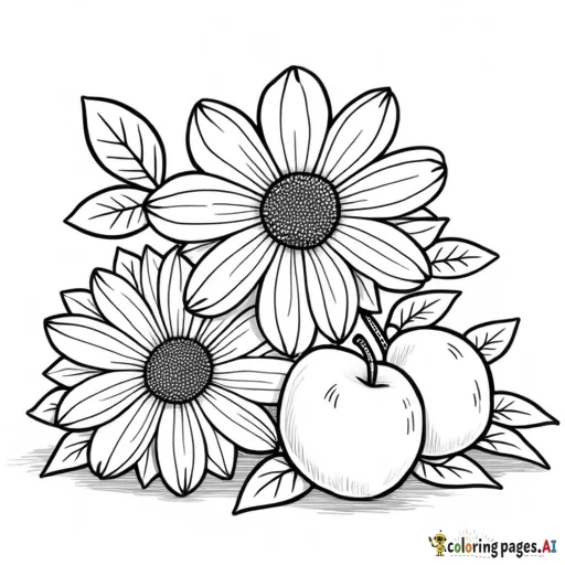 Lots of Flowers and fruits