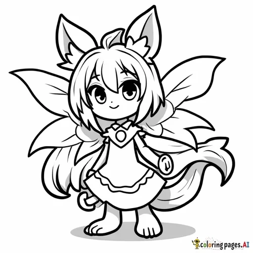 make a color sheet of kuromi