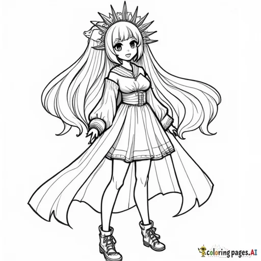 make a color sheet of kuromi