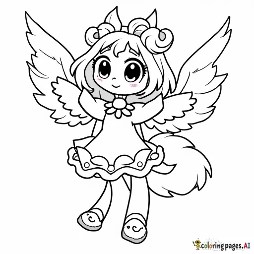 make a new color sheet of kuromi