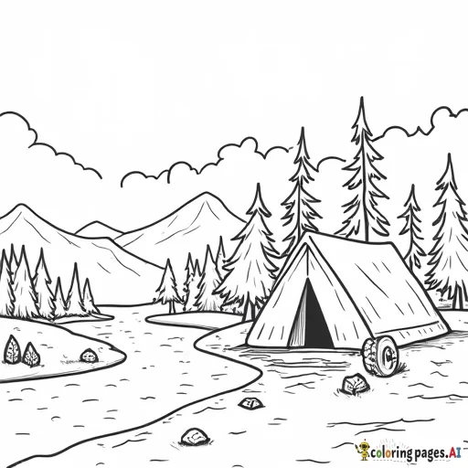 make the title Galena Creek Exploration Camp. make title big. add www.galenacreekvisitorcenter.org at bottom of page, make sure spelling is the same.