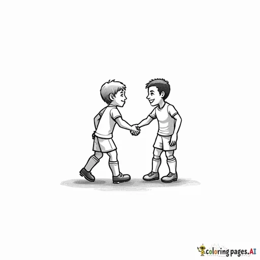manchester united player shaking hands with liverpool fc player