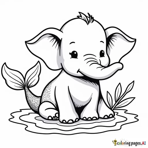 mermaid elephant