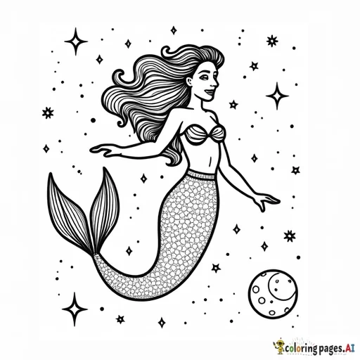 mermaids in space