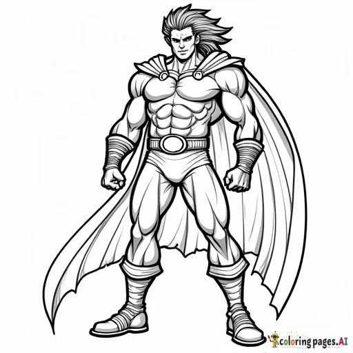 MHA allmight coloring page