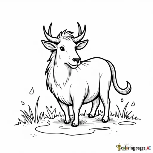 minimalistic coloring page