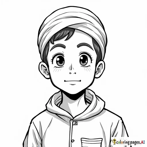 muslim anime boy
