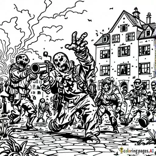 Nazi zombies in full unifrm