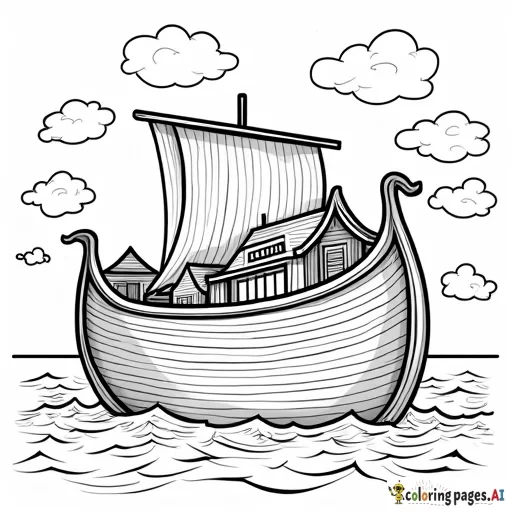 Noah building the ark