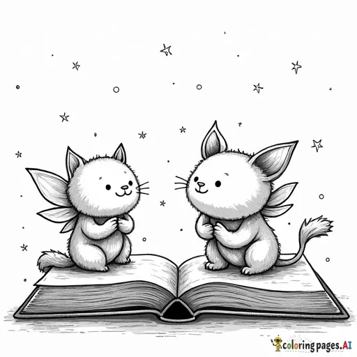 One sunny morning, as Nathan was sitting on his porch feeling sad, he noticed a group of  furry creatures scampering around his backyard. Curiosity sparked within him, and he decided  to investigate. Nathan followed the furry and to his surprise, they led him to a hidden book  beneath a big oak tree. In the book, Nathan discovered a magical library filled with books of all shapes and sizes. The  furry friends were not ordinary creatures—they were reading companions who loved helping  children like Nathan learn to read. Among them were Fairy Aroura, Fairy Bella, and Fairy Ella,  each with their own unique approach to teaching.