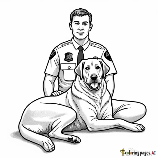 orange county Florida sheriff officer with dog