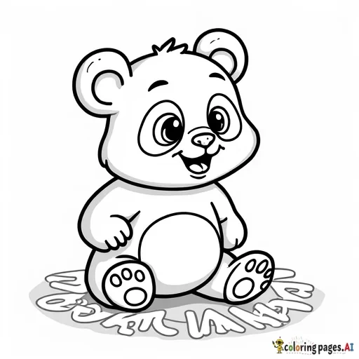 Panda with the words CHIKO around it