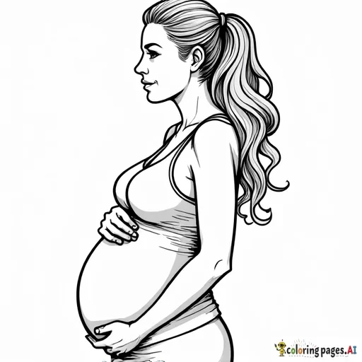 pregnant woman back