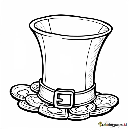 SAINT PATRICK'S DAY HAT WITH GOLD COINS