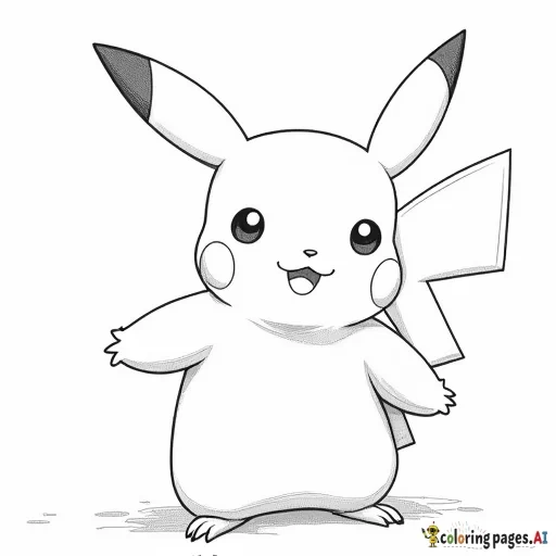 Stains glass pikachu