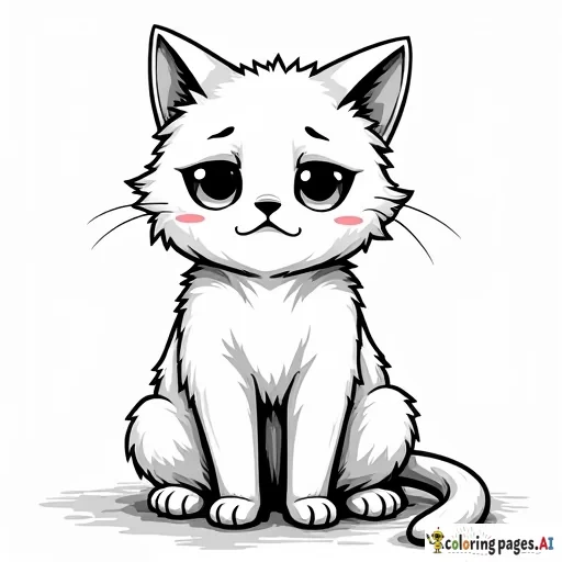 Super sad cat