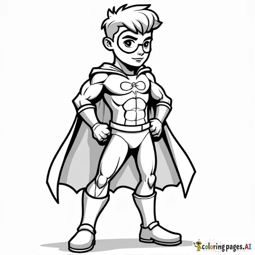 superhero boy african american