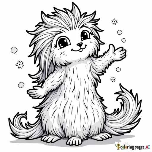 Szomorú - Free Printable Coloring Page