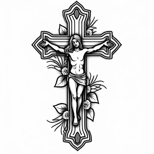 tattoo coloring pages rosary