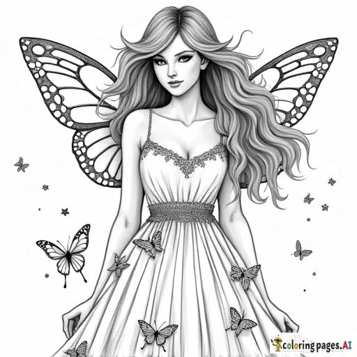 taylor swift with butterflies