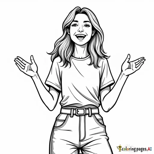 teens in shirts and pants praising