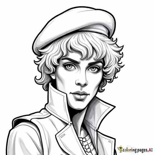 The artist formerly known A Prince wearing a A raspberry beret,the kind you find in a second hand store