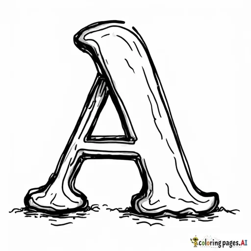 the letter A