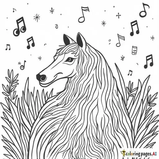 The name Alexander in a field of music notes and Aquarius astrology signs