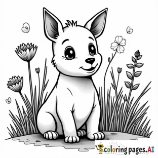 створи розмальовку весна, сніг розтає появляється сонечко - Free Printable Coloring Page