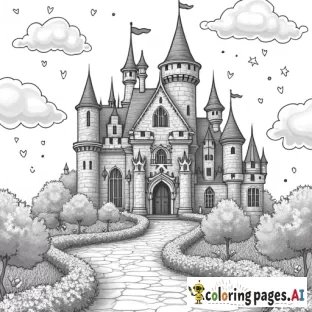 1.	A Fantasy Castle – A grand castle surrounded by ivy