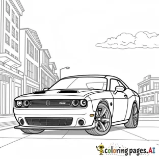 2024 dodge charger parked on a city street