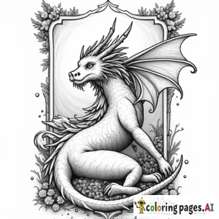 a tarot card with a celestial dragon empress with her freshly hatched babies.