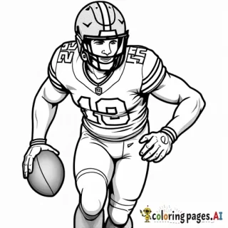 ohio state football coloring page