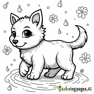 a coloring page with the alphabet