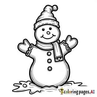 a gingerbread snowman