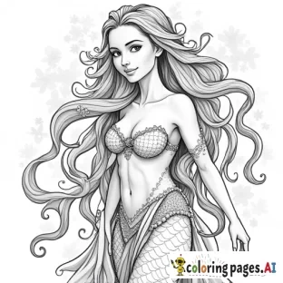 a greyscale coloring page of an enchanted sea nymph with tentacles embrassing her lover    Generating images of people is only available in early access with Gemini Advanced. Get early access to new Gemini features when you subscribe to Advanced here.            Gemini can make mistakes, so double-check it