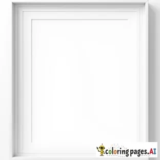 A MINIMALIST WHITE ELEGANT PICTURE FRAME MEASURING 11" x 14" ON THE OUTSIDE AND 8.5" x 11" OPENING