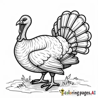 a thanksgiving themed coloring page for high school