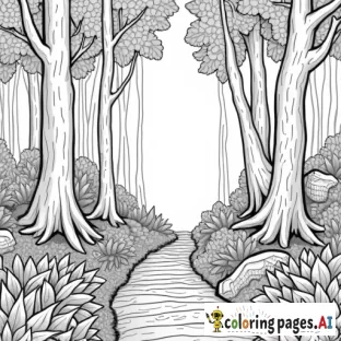 adult themed fantasy in forest