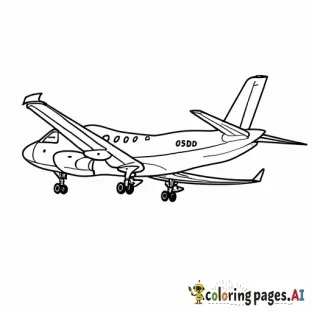 an airplane taxing for takeoff