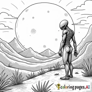 an alien invasion on a new planet fire comes and a girl