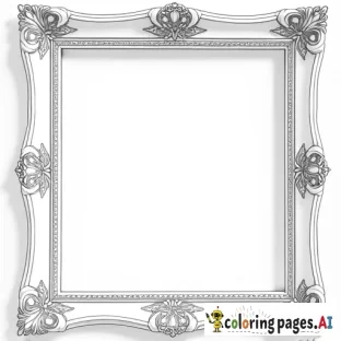 AN ELEGANT WHITE PICTURE FRAME FOR A COLORING BOOK THAT MEASURES 11"X14" AND THE OPENING IS 8.5" x 11".