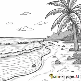 Beach background with "Ocean Athletics"