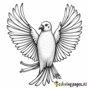 black & white coloring page