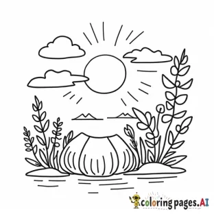 Bold, thick outlines and shapes; spacious layouts with generous white space; single-sided pages, often with a black back to prevent bleed-through.