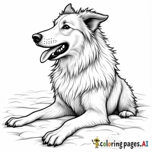 Border collie christmas