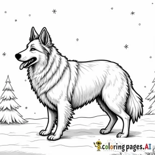 Border collie dog christmas